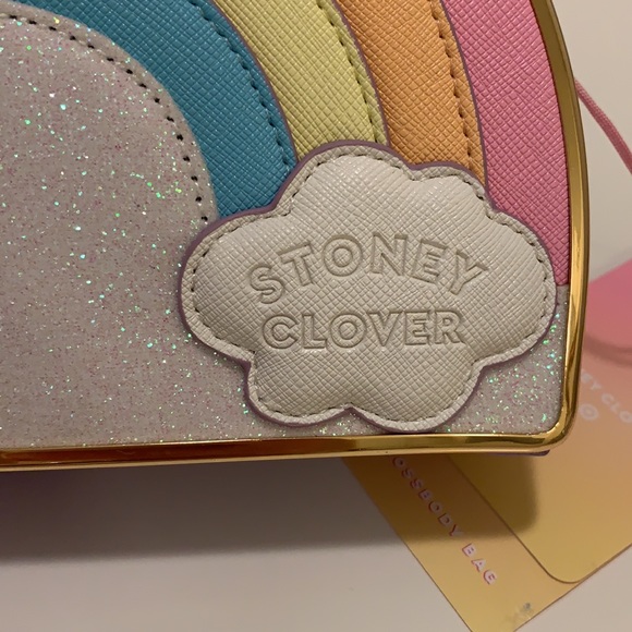 🎉ONE LEFT!!🎉 Stoney Clover Lane x Target Rainbow Crossbody Bag Purse - Picture 6 of 10